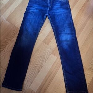 Levi's Dark Blue Straight Jeans